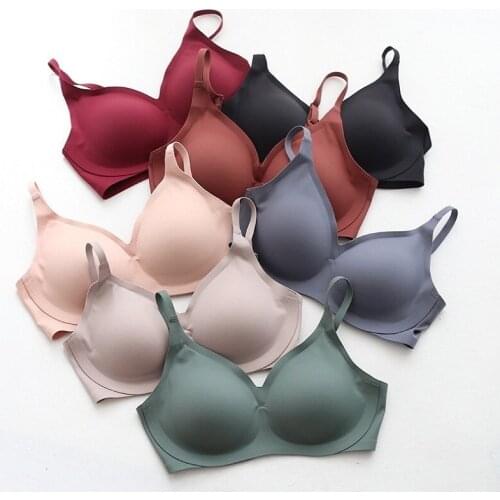 Japanese underwear set women non-marking nude skin thin no steel ring comfortable breathable smooth skin lingerie underpants