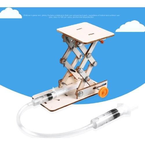 Creative DIY Physics Model Kit Hydraulic Lift Table Materials Plastic Science Projects Teaching Equipment Educational Experiment