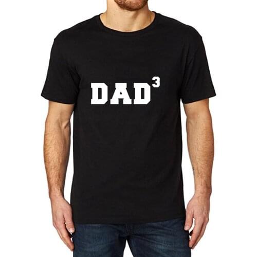 Lyprerazy Mens Dad Of Three Funny Printed T-Shirt