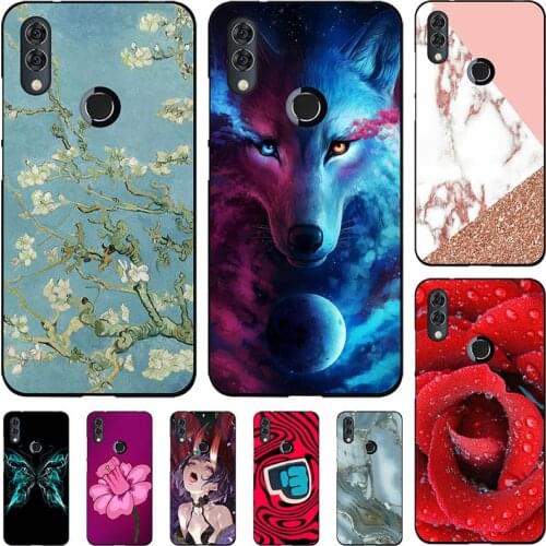 For Alcatel 5V 5060D Soft silicone Phone Cases For Alcatel 5V Soft TPU Material Back Cover Coque Print painting Flower style