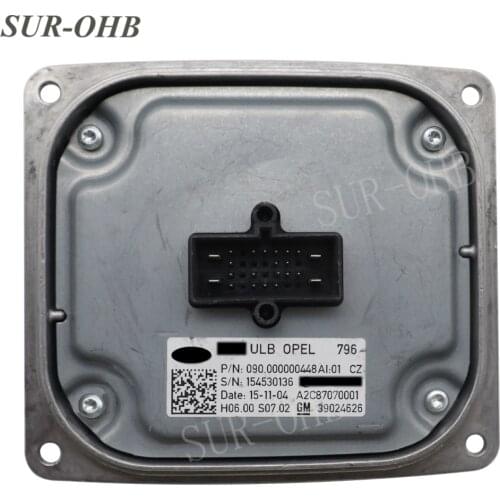 Original Used A2C87070001 GM 39024626 ECU 39055760 LED Matrix Headlight Ballast Control Module For Ope-l Astra K Vauxha-ll MK5