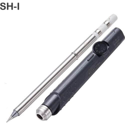 SH72 Portable Electric Iron Anti-Skid Handle Mini Welding Table DC 12V-24V Constant Temperature 220-4000