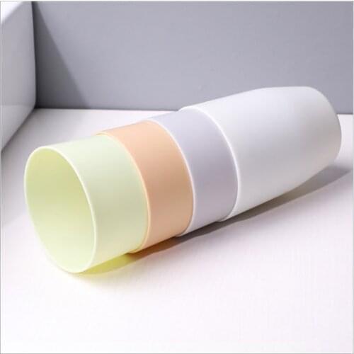 Simple fashion family wash mouth cup plain cup plastic brushing cup couple toothbrush cup
