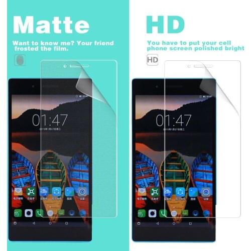 HD Clear Glossy Film For Lenovo TAB 3 7 730M TB3-730M/LTE 7 in Anti-Glare Anti-Fingerprint Anti-Scratches LCD Screen Film Cover