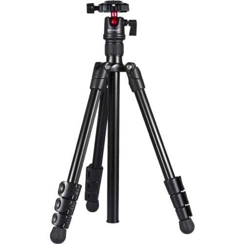 PULUZ Photography Tripod holder 4-Section Folding Legs Tripod Monopod Mount with 360' Ball Head For DSLR & Digital Cameras