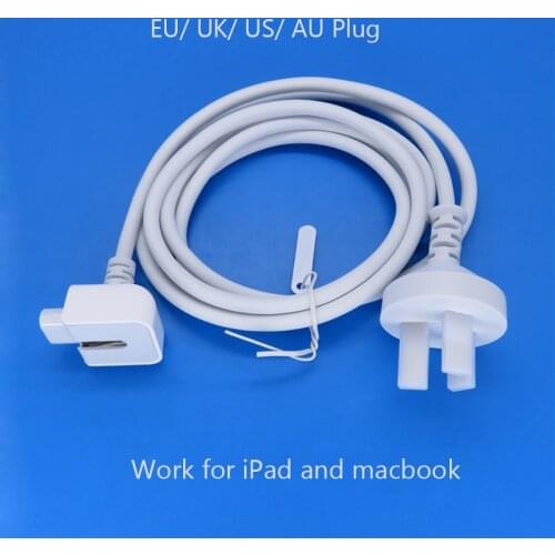 Replacement AC Power supply charging cable for macbook 1.8M internetional standard plug charger adapter for 45W 60W 85W Magsaf