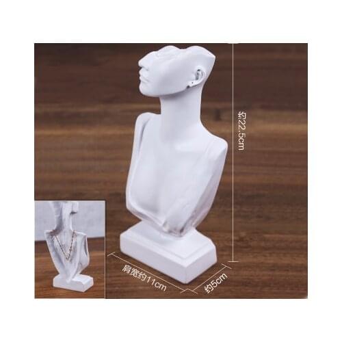 Resin Statue of Liberty Necklace Stand Necklace Mannequin Necklace Organizer Earring Display Case Earring Holder Jewelry Model