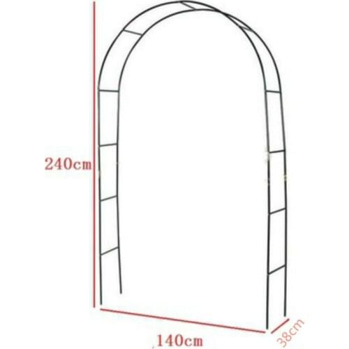Wedding Arch Wrought Iron Flower Stand Garden Background Wedding Road Lead Decoration Event Party Supplies Black Display Frame