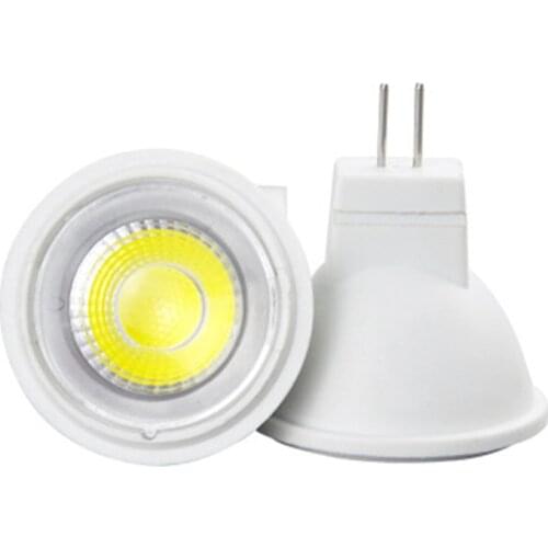 MR11 led bulb 3W cob spotlight DC 12V cool white 6500k nature white 4000k warm white 3000k halogen lamp replacement
