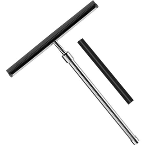 Telescopic Shower Squeegee Window Glass Wiper Scraper Cleaner for Bathroom Car