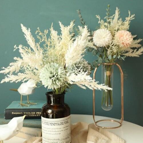 Fabric 1 Bouquet Practical Simulation Hydrangea Flower Decor Colorful Fake Flower No Watering for Wedding