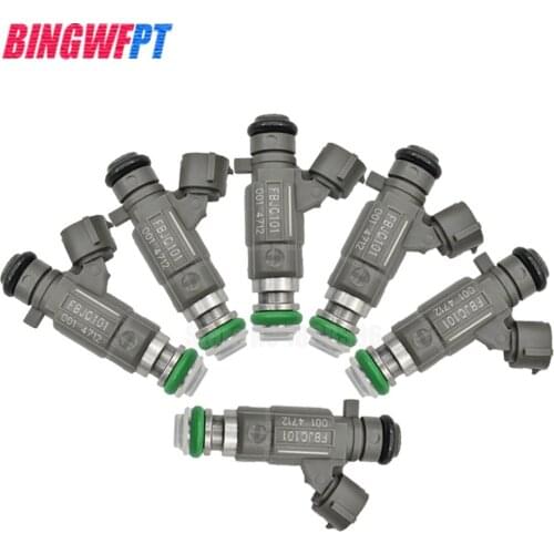 6x 16600-AE060 FBJC101 fuel injector for Nissan Altima 2002-2004 Maxima 2001-2003 Murano 2003-2004 3.5L V6