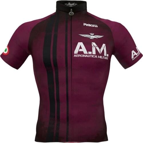 Rosti summer bike short sleeved camisa ciclismo masculina jersey suit team riding MTB breathable Lycra 3 pocket shirt riding set