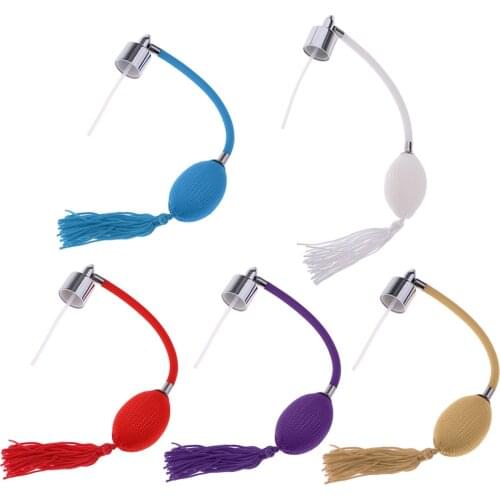 Vintage Refillable Perfume Bottle Spray Tube with Spray Atomizer Bulb 18mm Perfect Gift for your Friends Blue