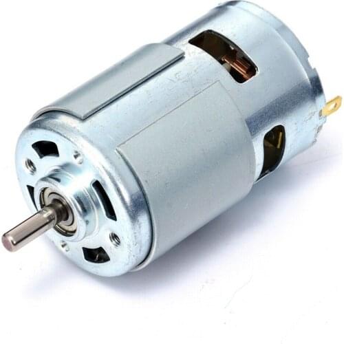 High-power 775 Large torque Motor Ball Bearing Tool DC 12V -36V 3500-9000RPM