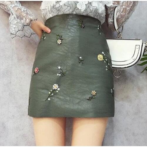 Женские кожаные юбки YYFS China At AliExpress