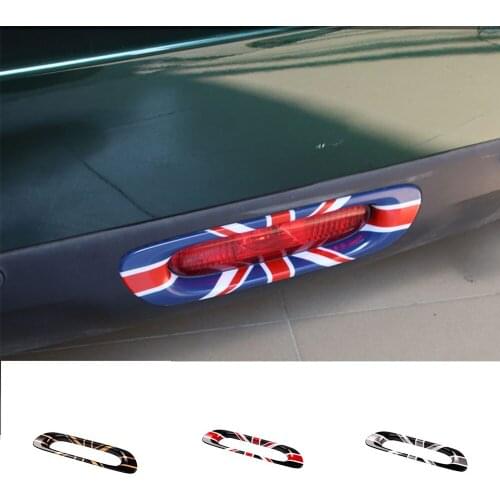 Union Jack Car Rear Taillight Cover Frame For Mini Cooper One S JCW F55 F56 Rear Bumper Light Lamp Decorative Car Accessories