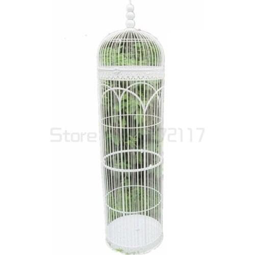 Iron decoration floor bird cage wedding jewelry exquisite window decoration ornament bird cage