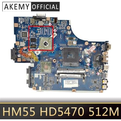 AKEMY For Acer Aspire 5741 5741G 5742 5742G Laptop Motherboard MBR5402001 MB.R5402.001 NEW70 LA-5891P HM55 HD5470 512MB
