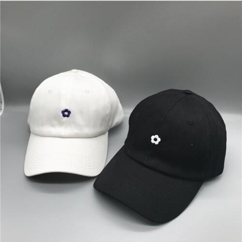 Womens Baseball Cap Flower Small Embroidery Caps Cotton Sunshade Mens And Womens Adjustable Womens Baseball caps