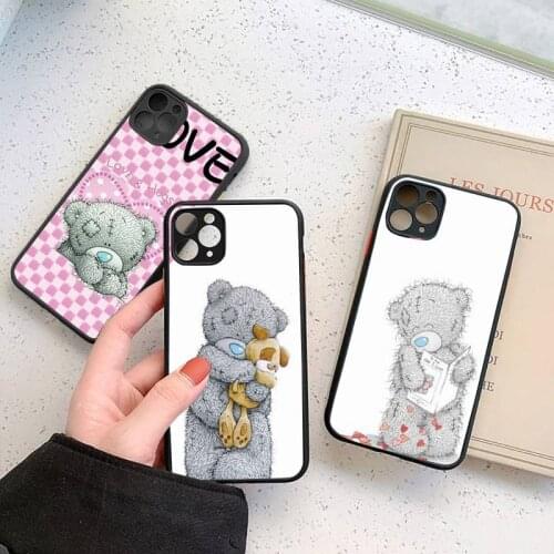 Lovely Tatty Teddy cartoon bear Phone Case For iphone 12 11 7 8 plus mini x xs xr pro max matte transparent cover