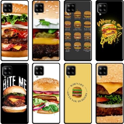Gourmet Burger For Samsung Galaxy A20e A21S A50 A70 A72 A51 A71 A52 A02S A12 A42 A31 A41 A42 Phone Case