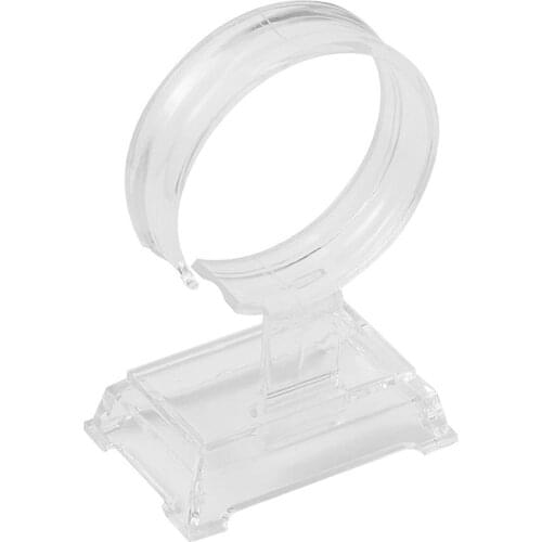 1Pc Clear Plastic Bracelet Watch Display Holder Stand Rack Retail Shop Showcase Transparent Wristwatch Lightweight Stand Case