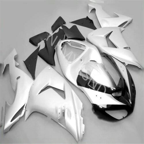 Injection Motorcycle Fairing kit For Kawasaki Ninja ZX10R 06-07 ZX 10R 06 07 ZX-10R 2006 2007 white black Fairing