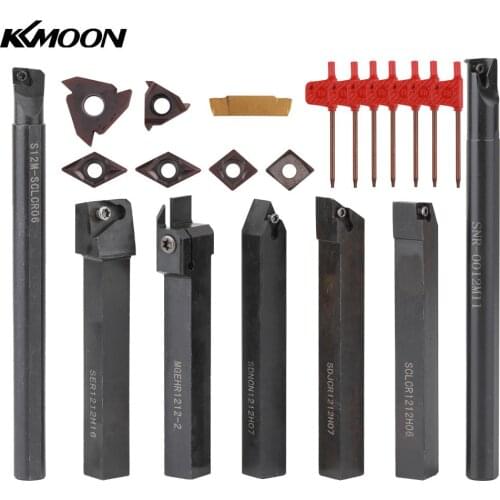 12mm Multifunctional Shank Lathe Turning Tool Holder Boring Bar With Solid Carbide Insert Wrench Hand Tool