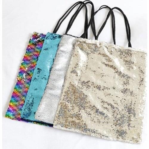 Fashion Makeup Shopping Shoulder Bags Large Women Sequins Handbags Color Changing Evening Totes for Girls Portable Storage Bags