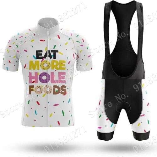 Donut Mens Kit 2021 Cycling Jersey Set Tour De Italia Italy Cycling Clothing Road Bike Shirt Suit Ropa Ciclismo