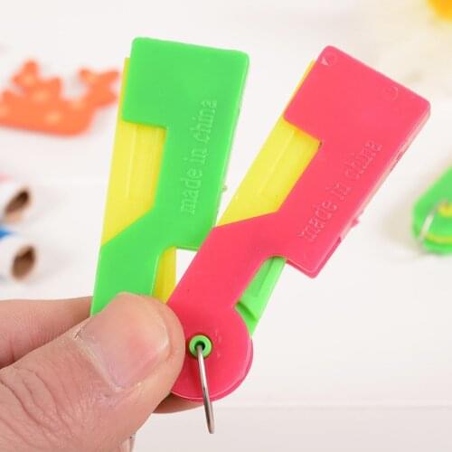 Elderly Use Automatic Easy Sewing Needle Device Threader Thread Guide Tool