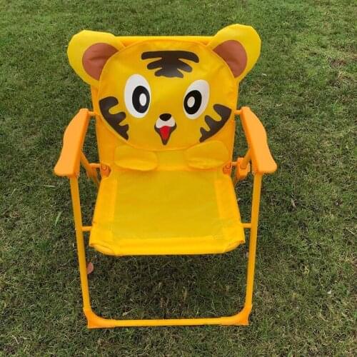 Newly Cute Cartoon Printed Foldable Chair Outdoor Portable Lightweight Children Chair for Camping Picnic Hiking