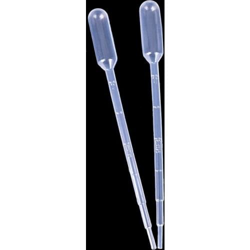 100pcs Plastic Pasteur Pipette Transfer Pipette Dropper Polyethylene 0.2ml/0.5ml/1ml/2ml/3ml Laboratory Tools Pipettes