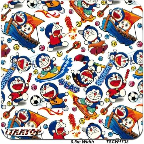 ITAATOP Wtp Film TSCW1733 0.5M * 2/10/20M Cartoon Hydro Dipping Film