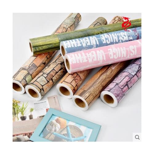 DTT self adhesive dorm room decoration sticker bedroom living room background 3D 3D creative wall sticker waterproof wallp