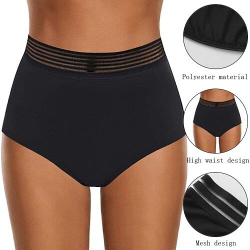 Sexy Thong Bikini High Waist Bottoms Swimwear Women Swimsuit Ladies Swim Shorts Brazilian Panties Biquinis Female Wears #YJ