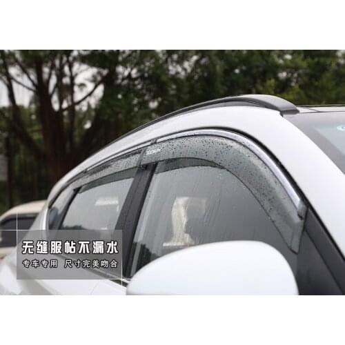 For Hyundai Tucson 2015 2016 2017 2018 Sunny rain special modified window weather rain eyebrow Car-covers Car-styling