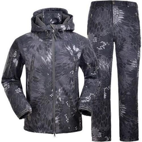 Tactical Hunting Jacket Lurker Shark skin Soft Shell V 4.0 Military Jacket Outdoor Sport Hiking Waterproof Windbreaker Coat