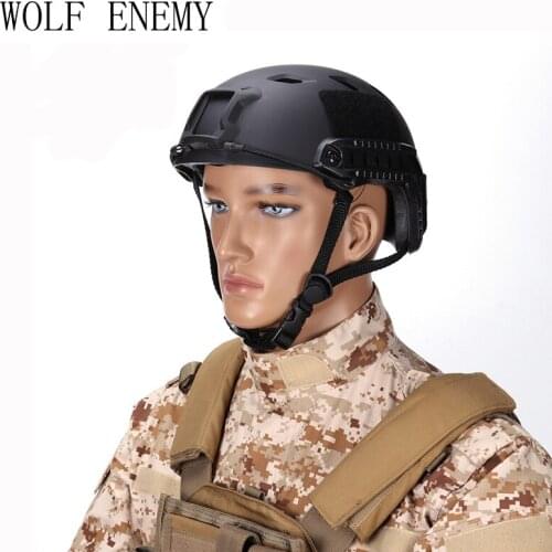 Tactical Helmet BJ Type Airsoft Paintball Gear Outdoor Sports Head Protective with Night Vision Sport Camera Mount