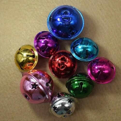 Christmas Tree Decorations Five-point Star Christmas Jingle Bells Pendant Handmade Party DIY Crafts Christmas Ornaments Bell