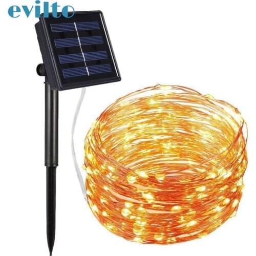 200led Solar Copper Wire Lamp Outdoor Solar Lamp String Lights 20M Kerst String Light For Christmas Party Wedding Garden Light