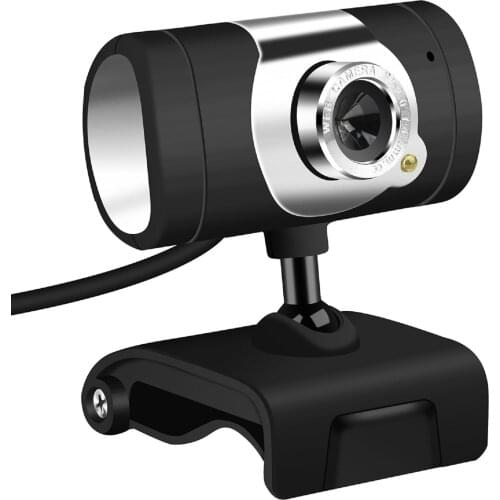 360 Rotation 480P Webcam With Mic 12 Megapixel Driverless USB Laptop Computer Web Camera With Light For Windows XP Win10
