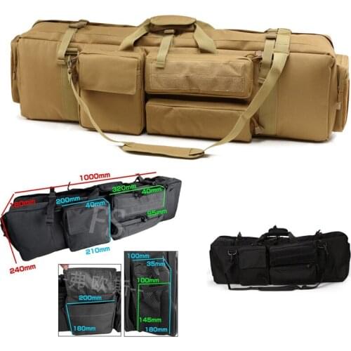 Tactical M249 Gun Bag Airsoft Military Hunting Shooting Rifle Backpack Outdoor Gun Carrying Protection Case With Shoulder Strap