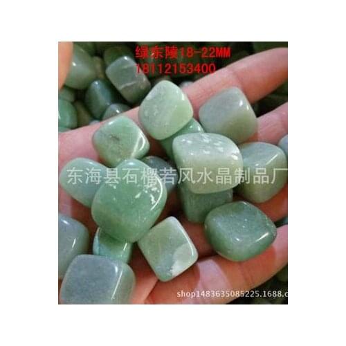 100g Natural Green Aventurine Tumble Stones Quartz Crystal Gemstone Bulk Decor