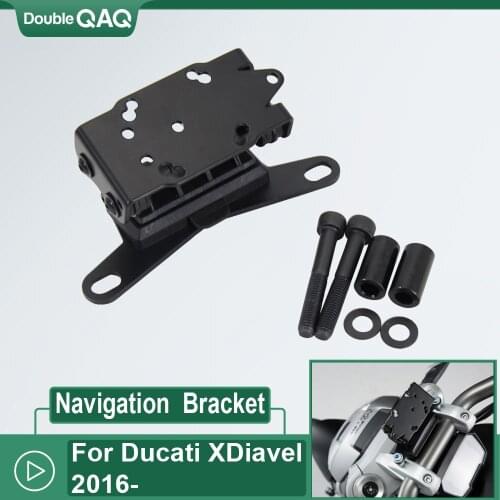 2016 2017 2018 2019 2020 2021 NEW Mobile Phone Navigation GPS Bracket Holder USB Charging For Ducati XDiavel X Diavel S