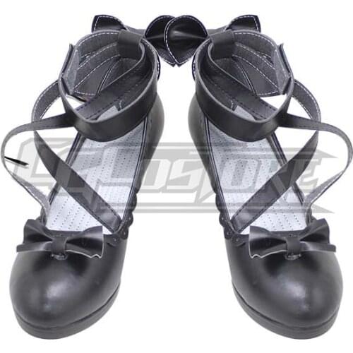 Anime Cosplay Shoes Boots Arknights Meteorite Costume Hand-made Leather Christmas Halloween Free ship ACS-1179