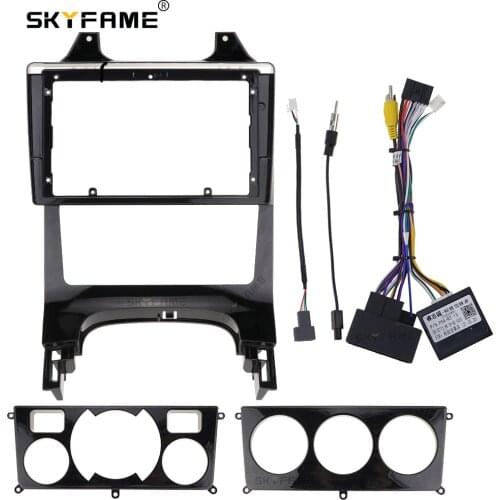 SKYFAME Car Frame Cable Canbus For PEUGEOT 3008 2009-2012 Screen Dask Kit Fascia Frame