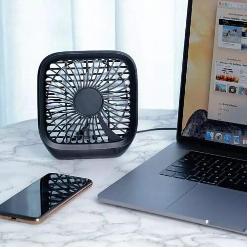 Baseus 3-Speed USB Cooling Fan Silent Small Fan For Car Backseats Air Conditioner Mini USB Fan For Home Office Car Use