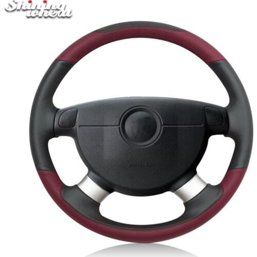 Shining wheat Steering Wheel Cover for Buick Excelle Daewoo Gentra 2013-2015 Aveo Lova Chevrolet Lacetti 2006-2012